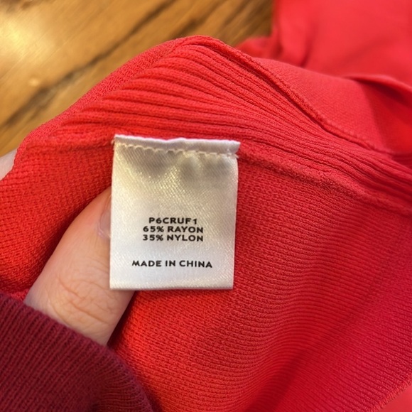 Parker Woman’s Red Ruffle Top Size XS - Picture 4 of 4